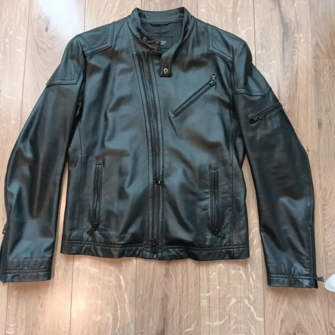 Burberry Motorcycle Jacket Black Coats, Jackets & Vests for Men
