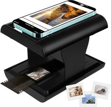 Mobile Film Scanner, 35mm Slide and Negative Scanner for Old Slides to Black