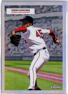 2025 Topps Chrome Platinum 55DH-16 Pedro Martinez/David Ortiz 1955 Doubleheader