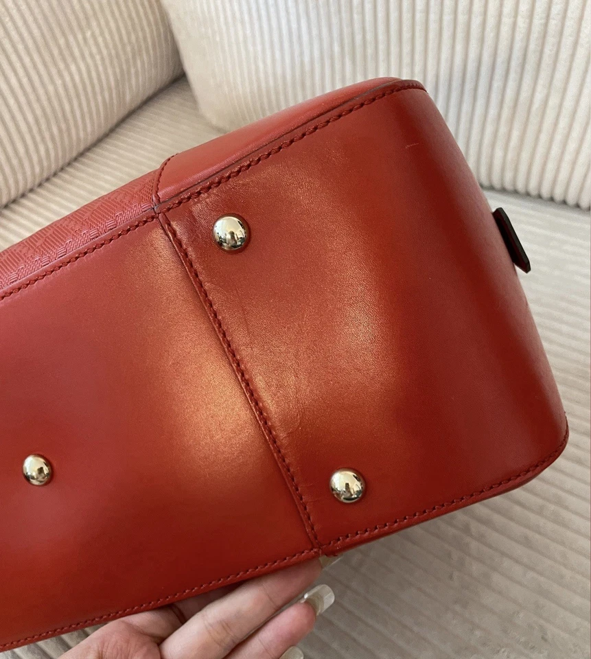 Gucci Bright Diamante Briefcase Large Orange Leather - Image 4 of 4