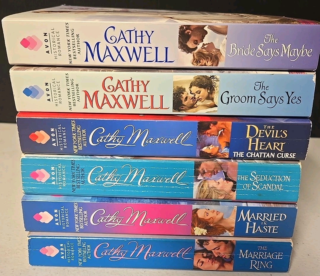 Lot Of 6 Historical Romances by Cathy Maxwell Very Good Condition