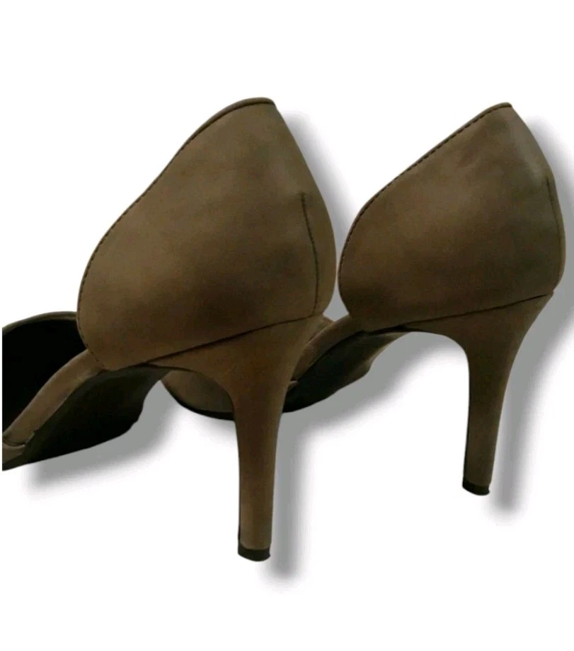 Maurices Pointed Pumps Women's Size 8.5 Gray Faux Suede slip on - Image 3 of 4