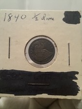 1840 Seated Liberty Half-Dime | No Drapery | Very Lightly Circulated