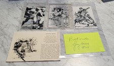 (5) NFL HOF AUTO CARD LOT: VAN BUREN - KELLY - MUSSO - JOHNSON - MOORE - NICE!