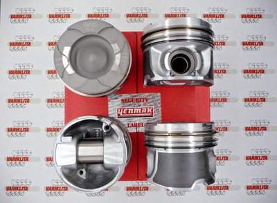 4X PISTONS WITH RINGS FIAT FULLBACK MITSUBISHI L200 TRITON 2.4Di-D 16V 4N15 0,50