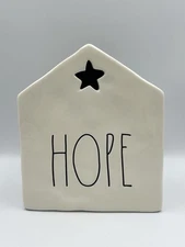 Rae Dunn "HOPE" Tea Light Candle House with Star By Magenta Christmas