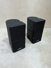 BOSE Jewel Double Cube Black Speakers Lifestyle Acoustimass Cubes Lot Of 2 PAIR