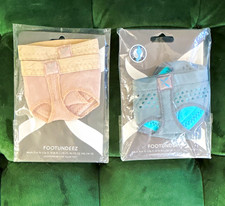 Capezio FootUndeez Women&rsquo;s Dance Foot Thongs 2 Pair Multi-Color Nude/Turquoise