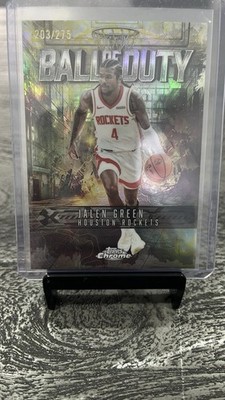 Topps Chrome 2025 Basketball Jalen Green 203/275 Ball Of Duty