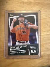 2020 Topps #WOD-26 Justin Verlander WARriors of the Diamond