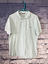 Rodd Gunn Polo Shirt Mens L Light Green Sports Fit Cotton Short Sleeve