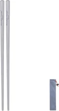 Boundless Voyage Titanium Square Chopsticks Essential & Durable Camping 19cm 