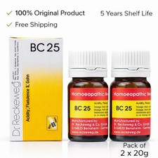 Dr Reckeweg BC 25 Tablets 20g Homeopathic General Wellness Support 2 Pack