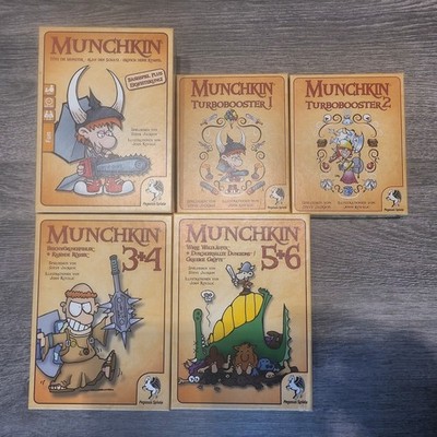 Munchkin 1-6 plus turbobooster 1&2