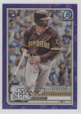 2020 Bowman Chrome Purple Refractor 123/250 Trent Grisham #64 nd3