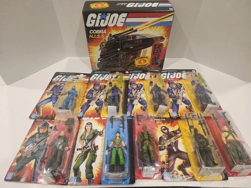 WALMART 2020 Hasbro GI JOE RETRO COLLECTIONS FIGURE LOT AND HISS W/DRIVER NEW