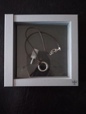 Chiemsee Herren-Halskette, Collier, Edelstahl, Leder, NEU