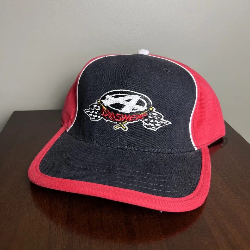 Gorra de Motocross de Colección Gorra Roja Respuesta Carreras MX Moto Moto Moto Motocicleta Años 90 Foto 3 de 4