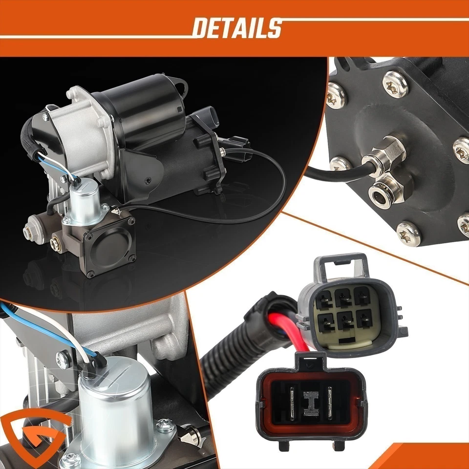 Bomba compresora de suspensión neumática Hitachi para LR3,LR4 Range Rover Sport LR023964 Foto 4 de 4