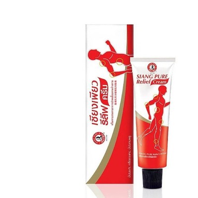 3 X 62 g Siang Pure Pai Relief Cream Muscle, Body Pain,  Methyl Salicylate Clove