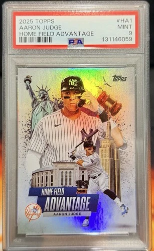 2025 Topps Series 1 Baseball Aaron Judge Home Field Advantage SSP PSA 9 MINT