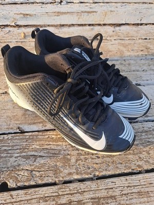 Nike Vapor Keystone 2 Low Baseball Softball Cleats Black White 5.5 Youth #5