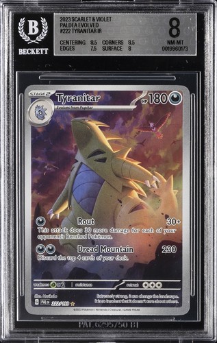 Tyranitar graded BGS 8 for sale on eBay