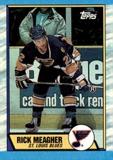 1989-90 Topps #116 Rick Meagher St. Louis Blues Card