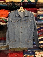 Vintage Maverick Jacket Mens Large Denim Snap Front Made USA 70s 80s Western