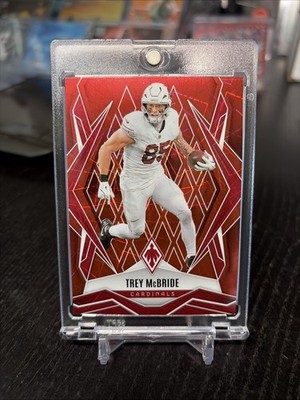 2025 Panini Phoenix - Trey McBride #80 Red Lazer /199 (ships In a Card Saver)
