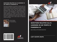 Lady Quispe Arapa | Questioni Relative ALL'E-LEARNING IN UN Tempo DI Pandemia IN