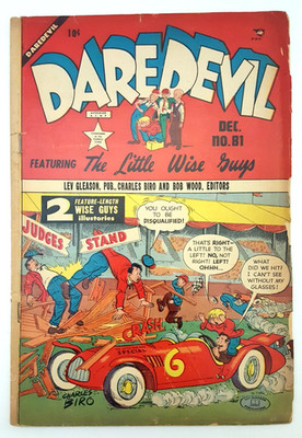 Daredevil #81 1951 Gold Age Comic Biro Cover Greatest Illustories Classic
