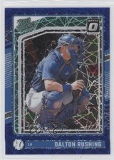 2024 Donruss Optic Rated Prospects Blue Velocity Prizm Dalton Rushing #191 17e2