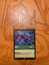 Beast Relentless 70/204 Legendary Lorcana Rise Of The Floodborn Card