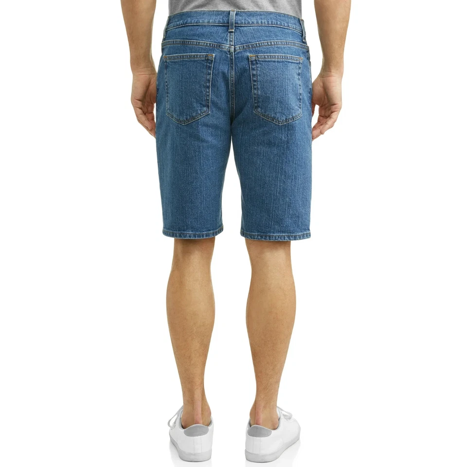 George Men's and Big Men's 100% Cotton 5 Pocket Jean Shorts. Size 34,Relaxed Fit - Image 2 of 4