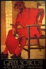 Theater Show Opera Gianni Schicchi Puccini Music Vintage Poster Repro FREE S/H