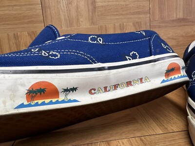 RARE🔥 VANS OG Era LX Paisley True Blue Sz 11 Men's Skateboarding