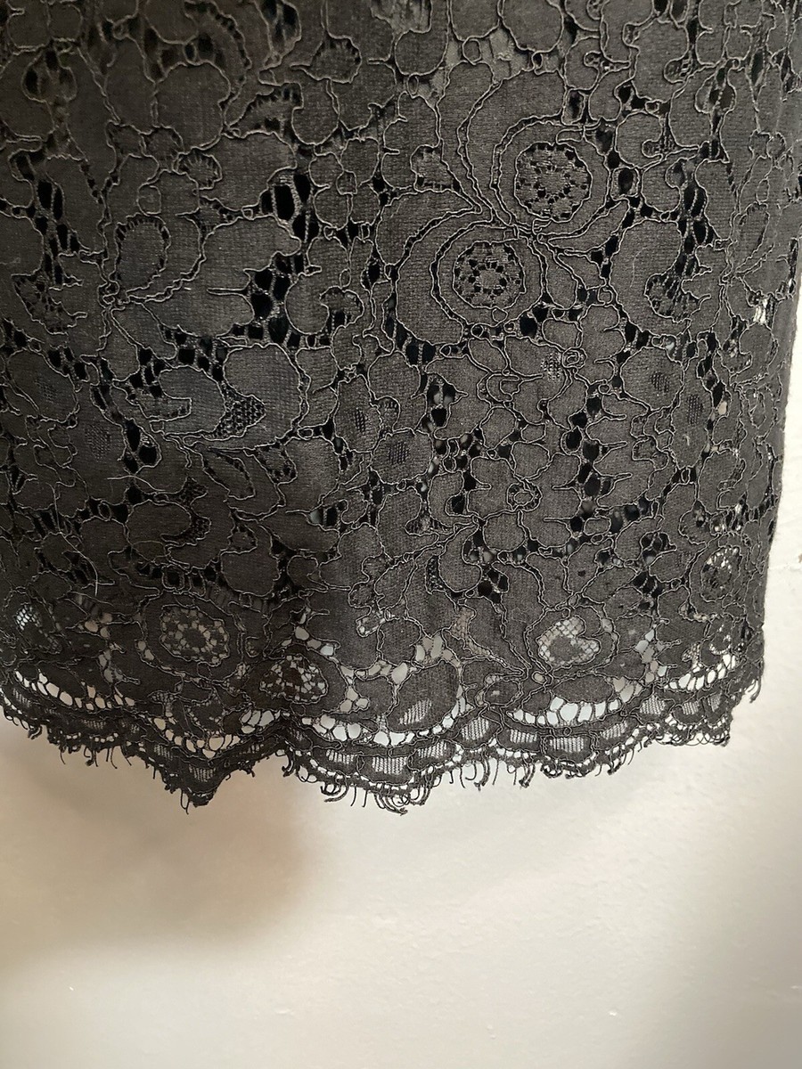Express lace piped sleeveless sheath dress 2 | eBay