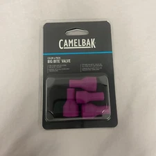 Camelbak Hydration Pack Big Bite Valve Replacement Purple 4-Pack NEW