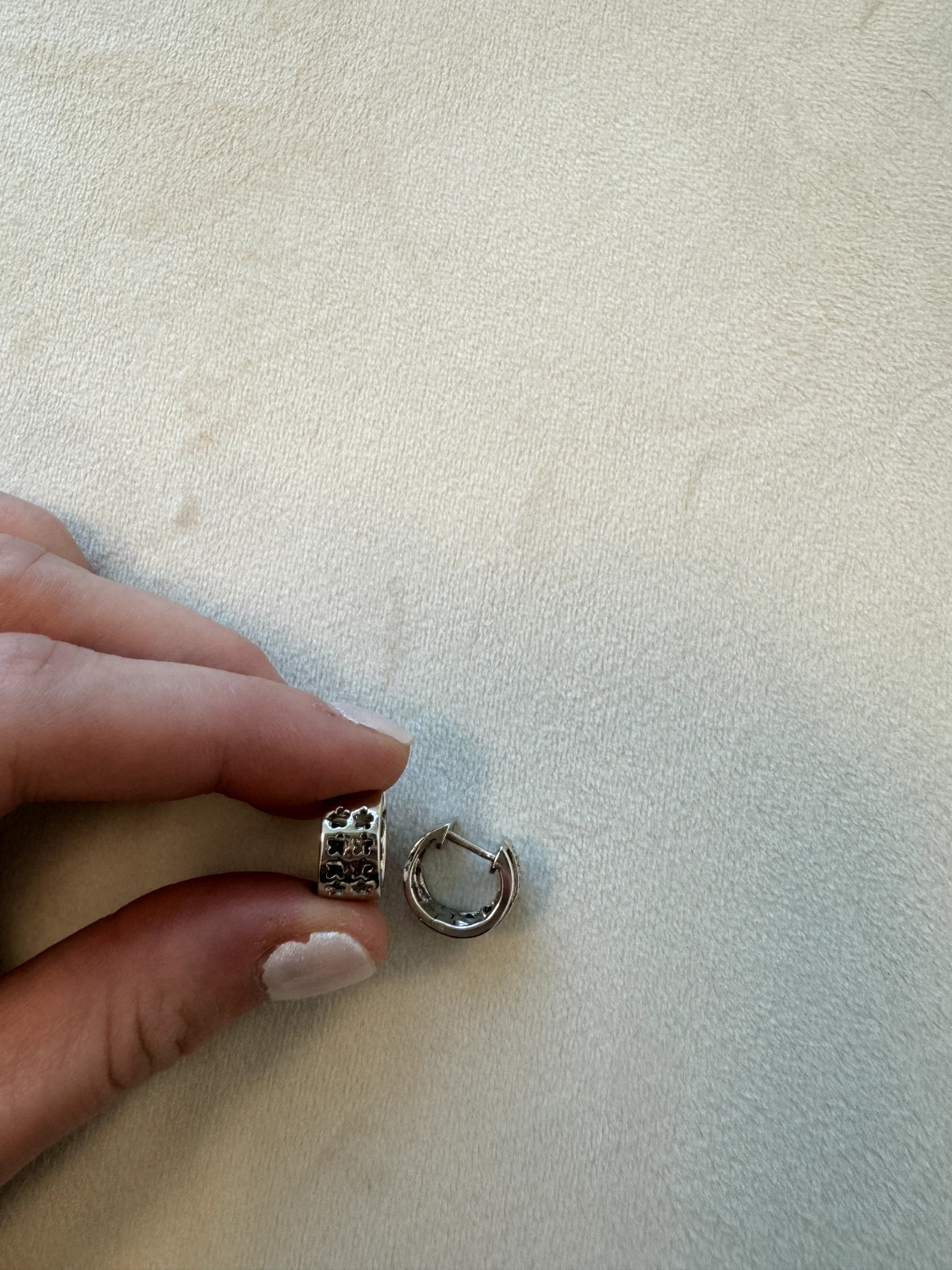 Silver and Black Diamond Ring Stack Set - image 8