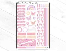 5019 Butterflies Journaling Kit Planner Stickers.