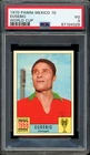 1970 EUSEBIO PANINI MEXICO WORLD CUP 70 ITALIAN VERSION (PSA 3) PORTUGAL BENFICA