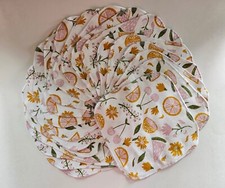 Cloth Wipes 20 Baby Flannel 8"x8" Girl Fruit Pink Unpaper Napkin 1 or 2 Ply