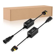 2PC 9005/9006 LED Headlight Canbus Error Anti Flicker Resistor Canceller Decoder