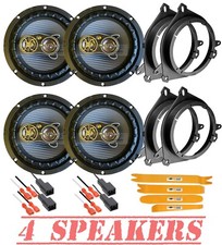 SoundStream PS-65 300W 6.5" Front Rear Speakers for 2020-Up Toyota Corolla