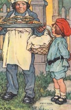 Olympic Baking Company Bread Simple Simon Trading Card Signed CM Burd Postcard