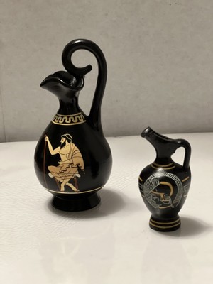Vintage Greek Art Collectibles By D Vassilopoulos Hand Made And Hand Painted