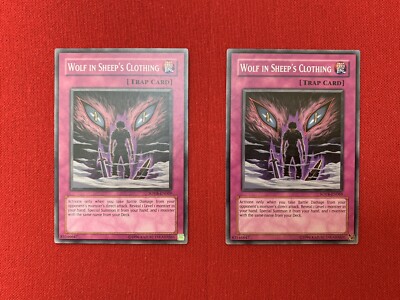 2x Wolf im Schafspelz (SOVR-DE069) Yu-Gi-Oh Fallenkarten