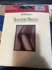 WORTHINGTON-SENSIBLE SHEERS-SUPER SHAPER PANTIHOSE--LONG--OFF BLACK