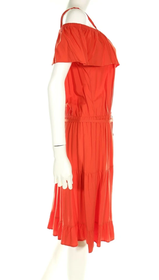 Vestido Design History Mujer Mango Hombro Descubierto Volantes Talla L 134169 Foto 4 de 4